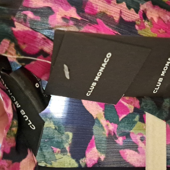 Club Monaco NWTs Floral Printed Maxi Dress - Picture 13 of 13